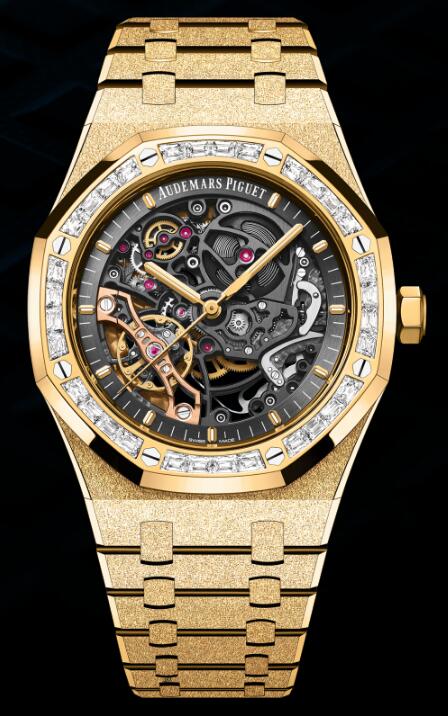 Replica AP Watch Audemars Piguet Royal Oak 41 Double Balance Wheel Openworked 15412BA.ZG.1224BA.01